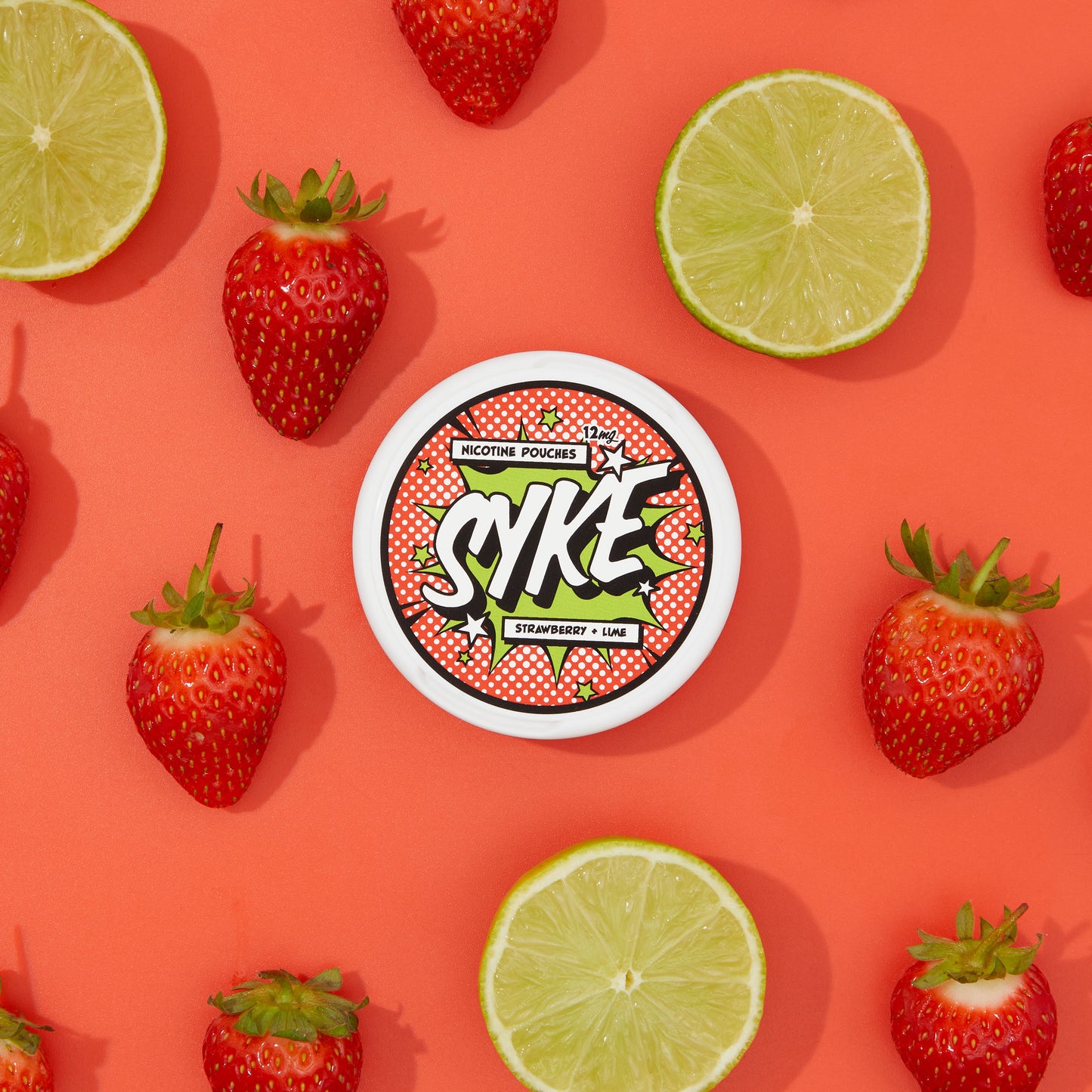 Strawberry + Lime 12mg (20 pouches)